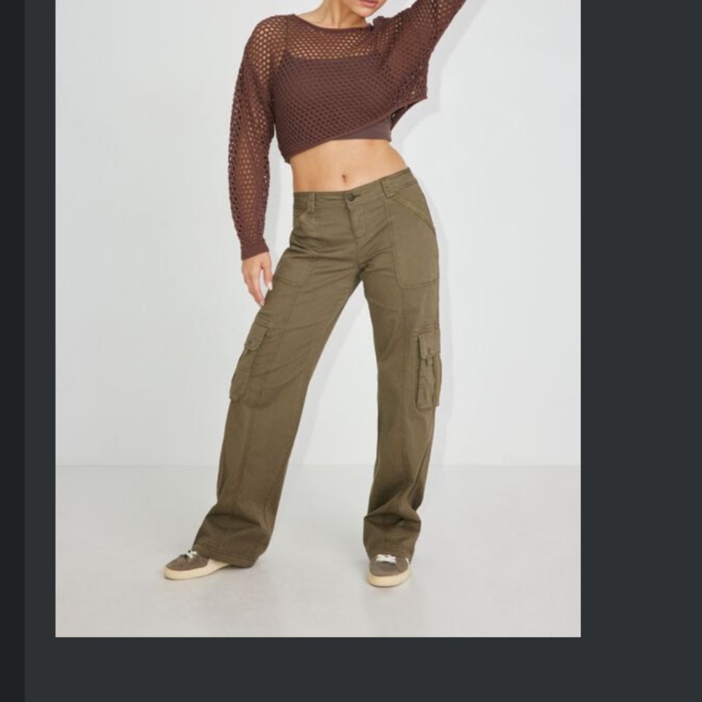 GARAGE CARGO PANTS GREEN